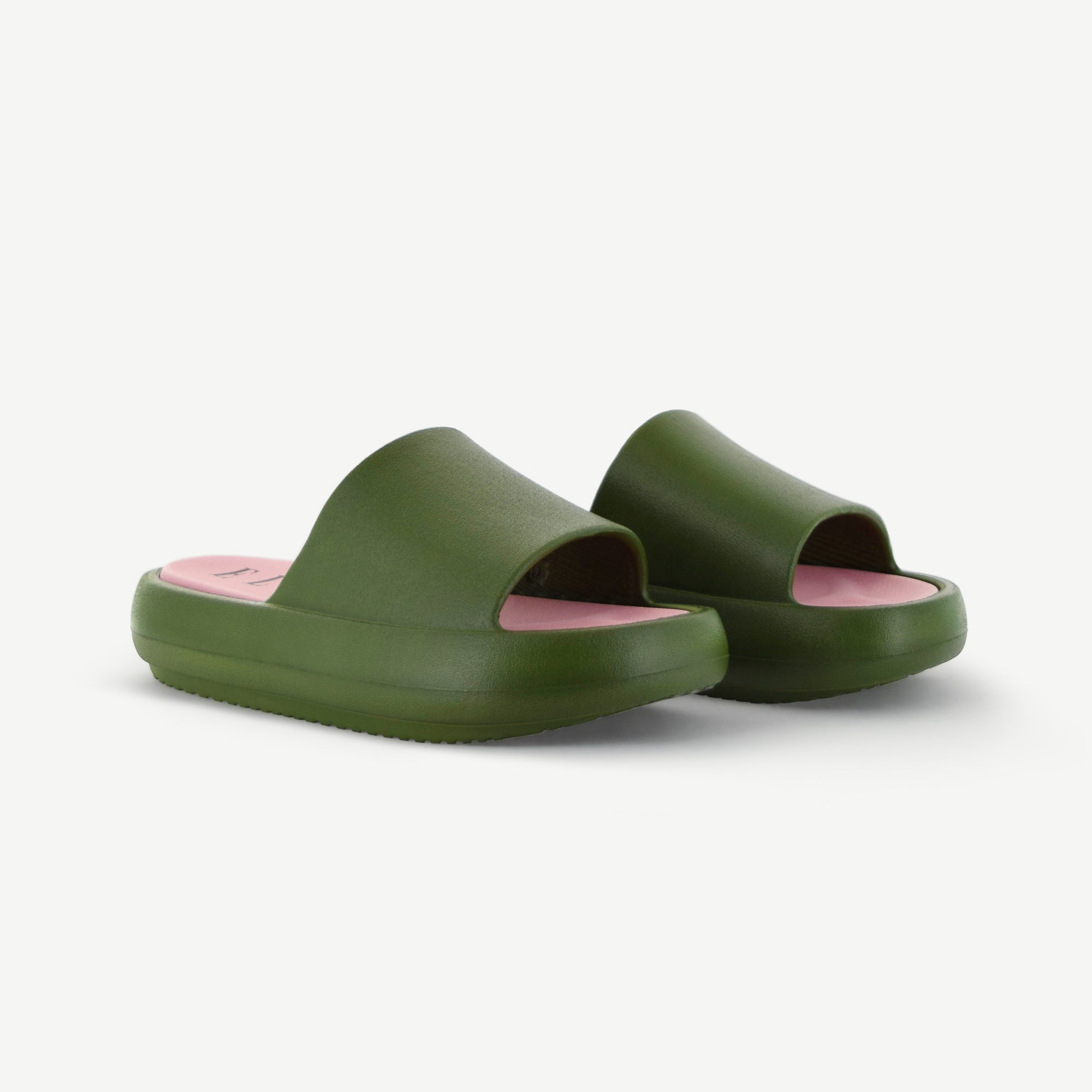 ST. TROPEZ: PLATFORM SLIDE - OLIVE