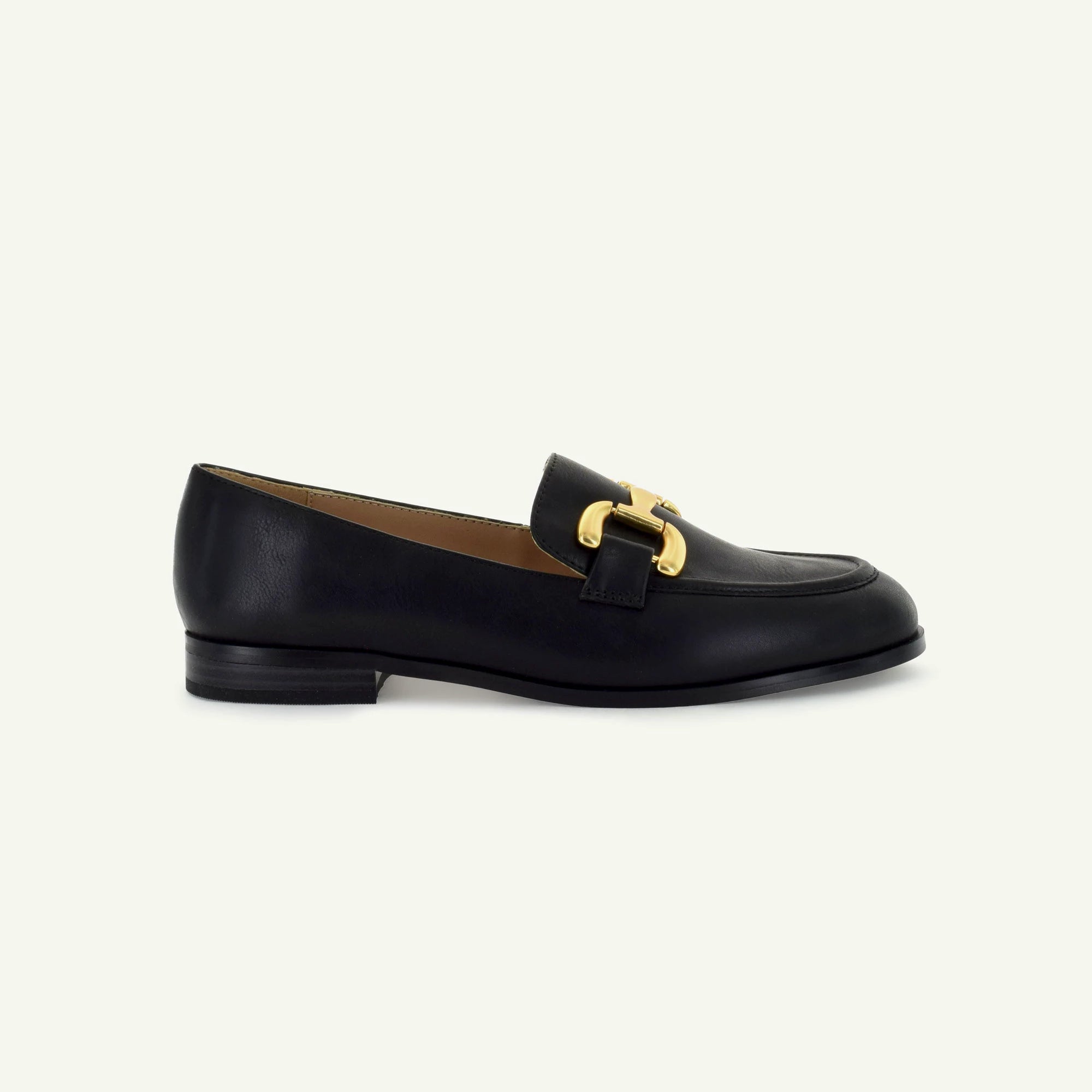 GEORGINA: CLASSIC LOAFER - BLACK