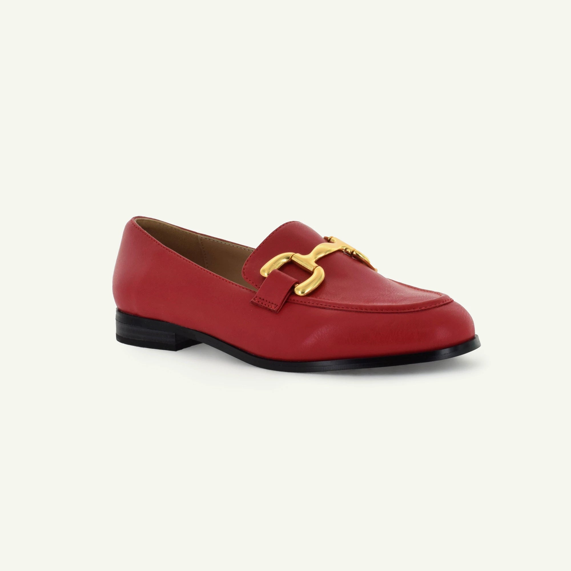 GEORGINA: CLASSIC LOAFER - CARDINAL