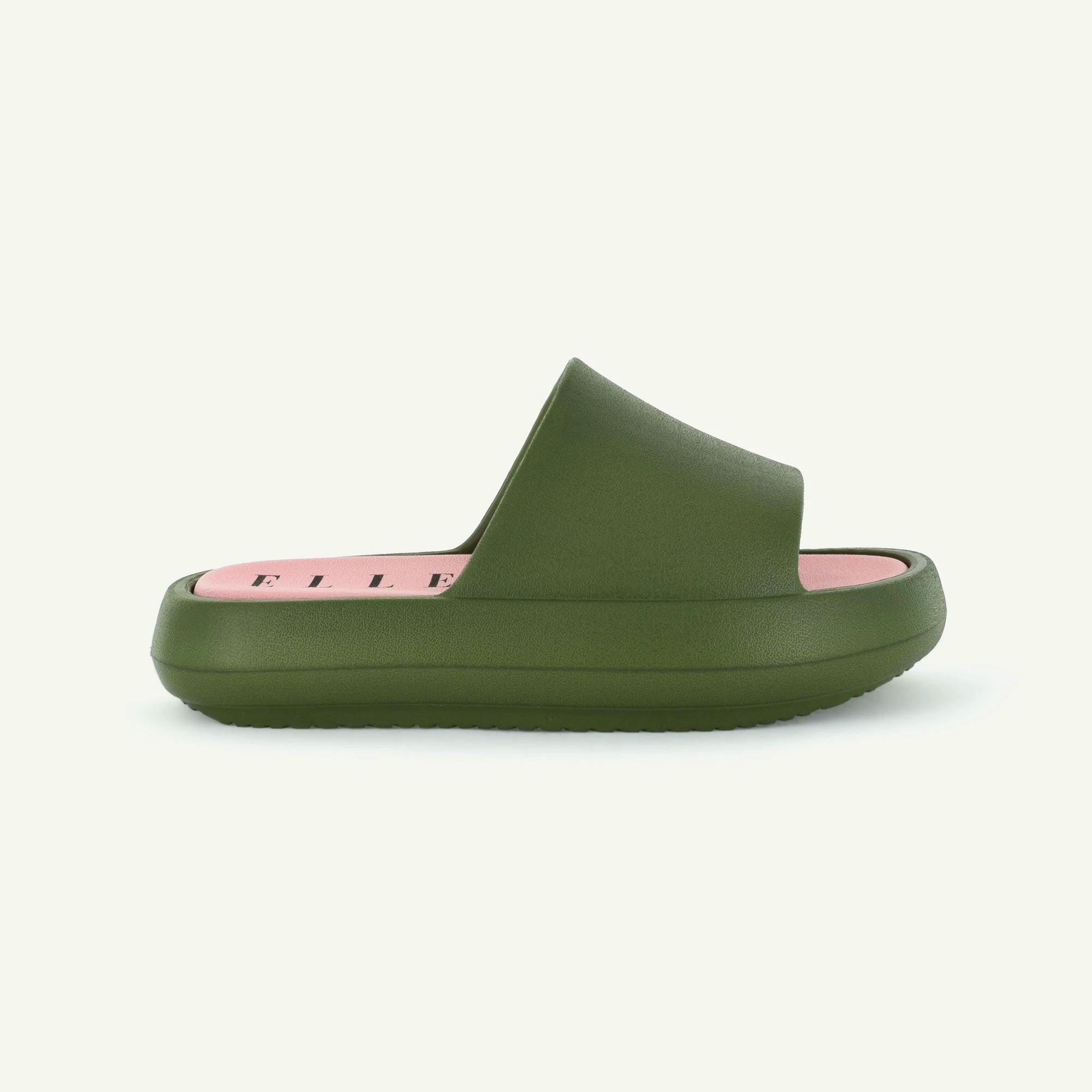 ST. TROPEZ: PLATFORM SLIDE - OLIVE