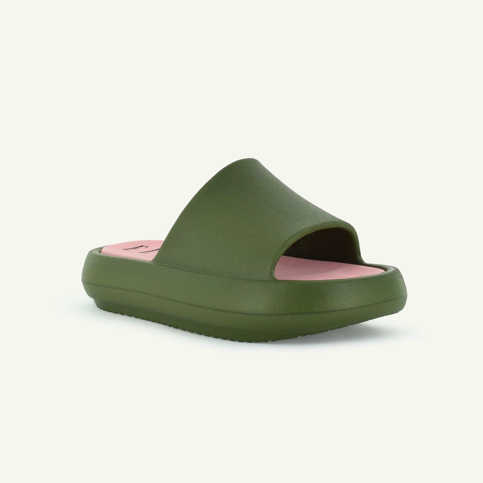 ST. TROPEZ: PLATFORM SLIDE - OLIVE